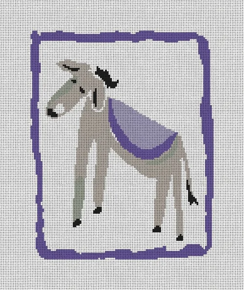 CM91 Donkey 7.5" x 6" 18 Mesh Camilla Moss