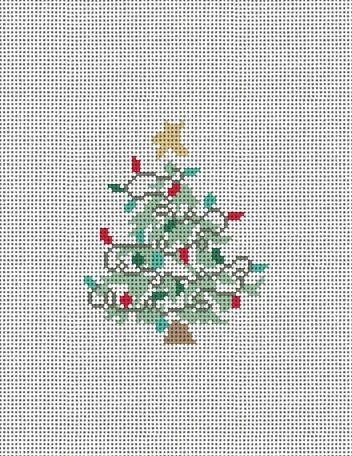 MCD16 Christmas Tree 4 x 6” 13 Mesh Mary Cam Designs