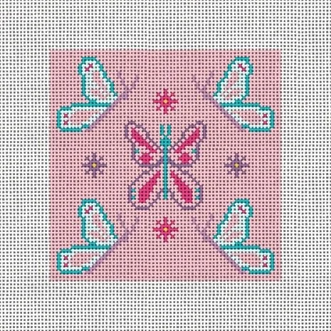 MCD33 Butterfly 5" x 5" 13 Mesh Mary Cam Designs