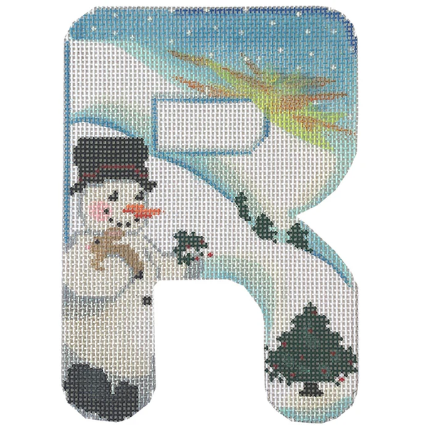 AA-225 Letter R Snowman Associated Talents