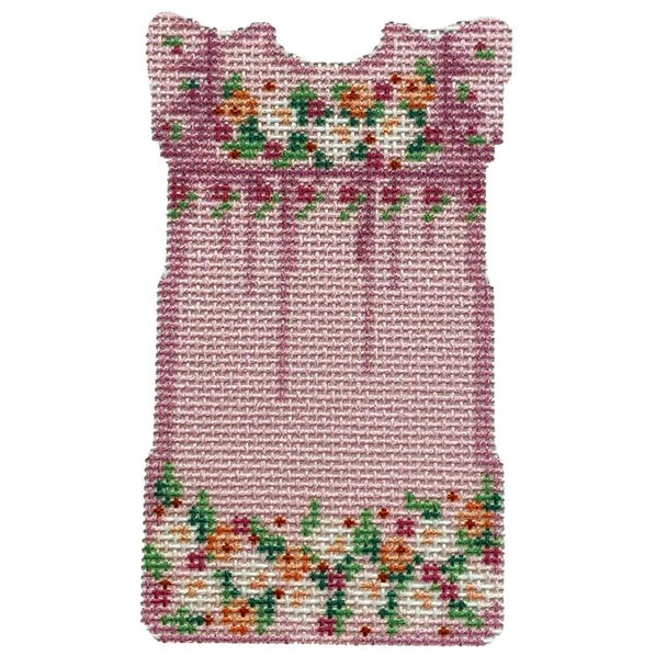 NTG TS040 - Light Pink/White Mini Oaxaca Dress 2.25" x 4" 18 Mesh Two Sisters Designs