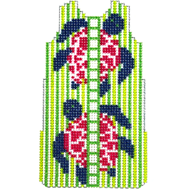 NTG TS123 - Turtles Shift 2.25" x 4" 18 Mesh Two Sisters Designs