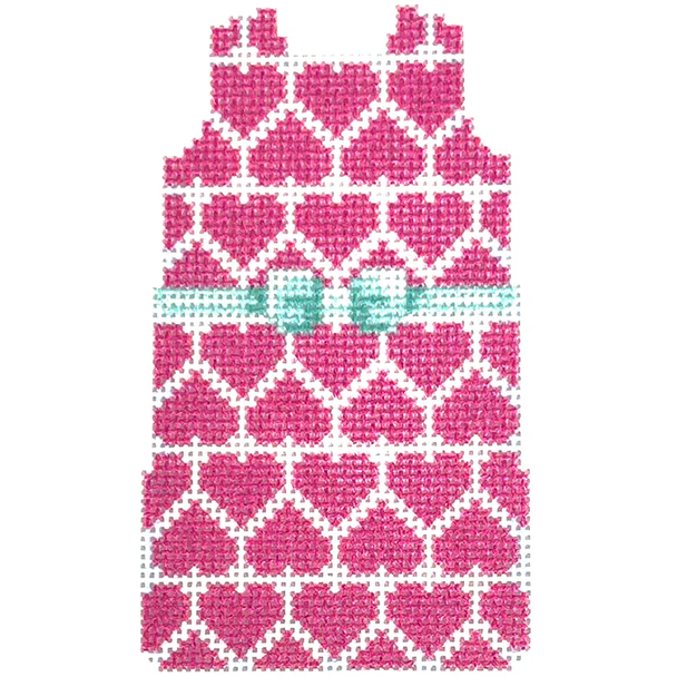 NTG TS132 - Heart Lattice Mini Shift 2.25" x 4" 18 Mesh Two Sisters Designs