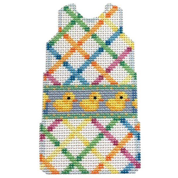 NTG TS216 Ducks Diagonal Lattice Mini Shift 2.25" x 4" 18 Mesh Two Sisters Designs