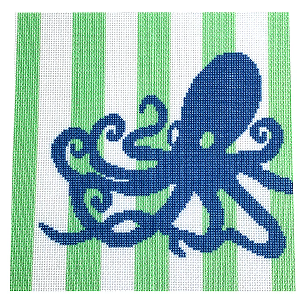 NTG TS076 - Octopus Stencil/Lime 9" x 9" 13 Mesh Two Sisters Designs