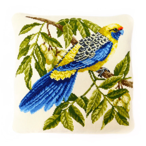 Rosella With Winter White Background Elizabeth Bradley Designs