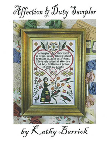 Affection & Duty Sampler by Kathy Barrick 25-1356