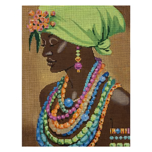 LL619-13 BEJEWELED LADY 10" x 13" 13 Mesh Labors Of Love