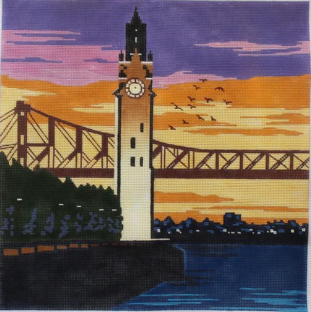 SCD 10610 LONDON BY NIGHT 10.5 X 10.5 18 Mesh SALLY COREY