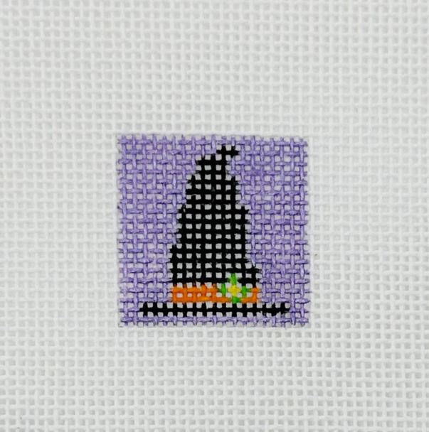 Witches Hat 1 Inch Square - BW527  18 Mesh Blue Waters Needlepoint