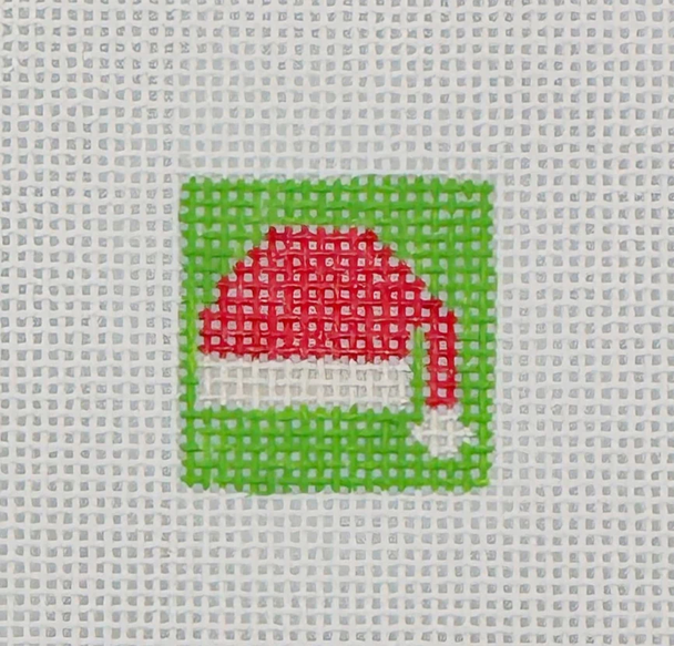 Santa Hat 1 Inch Square - BW500 18 Mesh Blue Waters Needlepoint