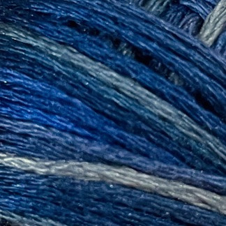 P7 Withered Blue 23 Yard Per Ball Silk Floss Valdani