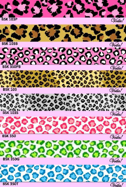 Belt Animal Print BSK 350T 45.5 x 1.5 18 Mesh Voila