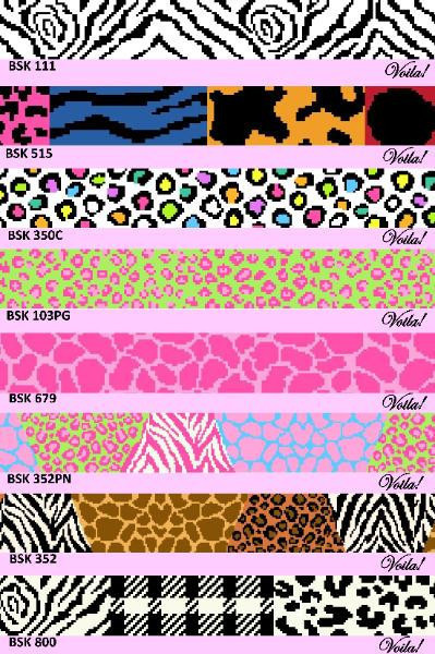 Belt Animal Print BSK 679 45.5 x 1.5 18 Mesh Voila