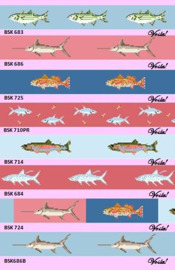 Belt Nautical & Fish BSK 683 45.5 x 1.5 18 Mesh Voila