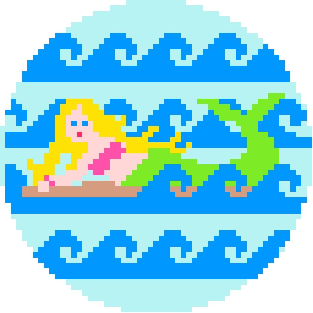 Ornament R37 3" Round Mesh Voila