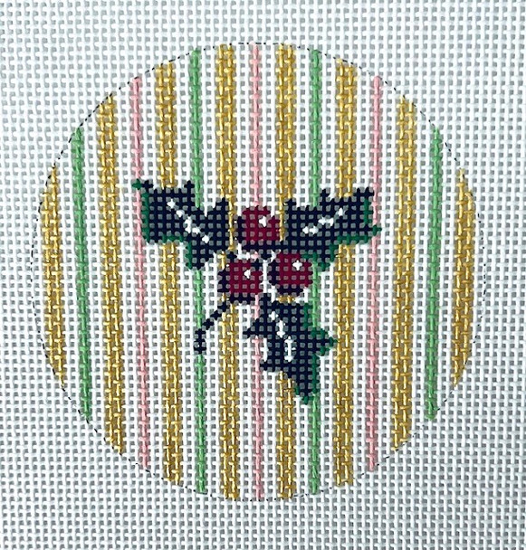 Christmas CRS 5 Holly Traditional 4" Round 13 Mesh Kangaroo Paw Designs