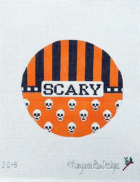 Halloween NHS20 5 Scary 4.75" Round 18 Mesh Kangaroo Paw Designs