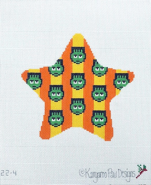 Halloween HS22 4 Halloween star-Floating Frank heads 5 x 5 18 Mesh Kangaroo Paw Designs