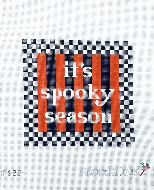Halloween KPS22 1  Halloween square-It's Spooky Season 5 x 5 18 Mesh Kangaroo Paw Designs
