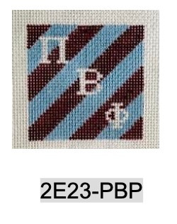 Sorority 2E23 PBP cozy insert-Pi Beta Phi  2" x 2" 18 Mesh Officially Licensed Kangaroo Paw Designs