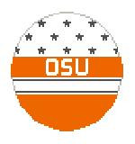 BT399J Oregon State U 4" diameter 18 Mesh Kathy Schenkel Designs