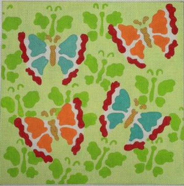 DK-PL 07 Butterflies on Butterflies 13 Mesh 12" Designs by Karen