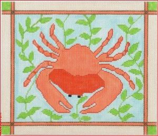 DK-PL 18 Coral Crab 18 Mesh 8.75 x 7.25" Designs by Karen