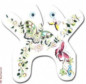 M111 Butterfly Frog 18 Mesh 14.5 x 14.5 Eddie & Ginger