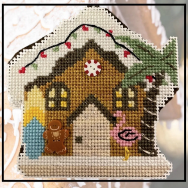Beachy Gingerbread Getaway Barefoot Needleart! 25-2352