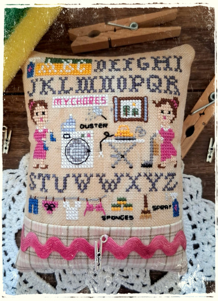 ABC Of Chores 58w x 59h by Fairy Wool In The Wood 25-2717