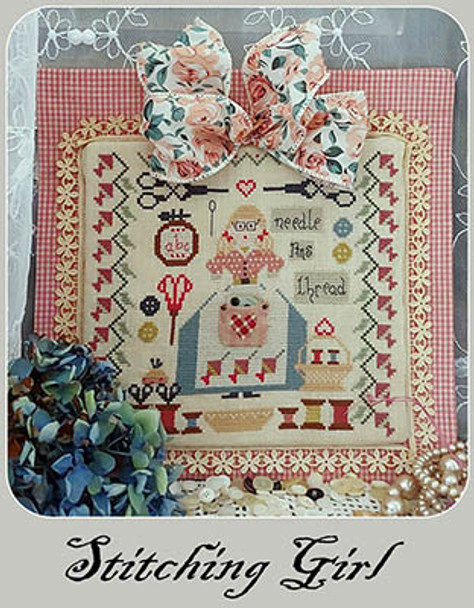 Stitching Girl by Nikyscreations 25-2800