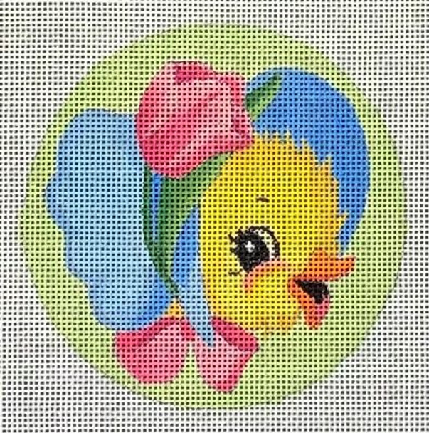 HO2521 EASTER BONNET #2 4 inch round, 18 Mesh Raymond Crawford Designs