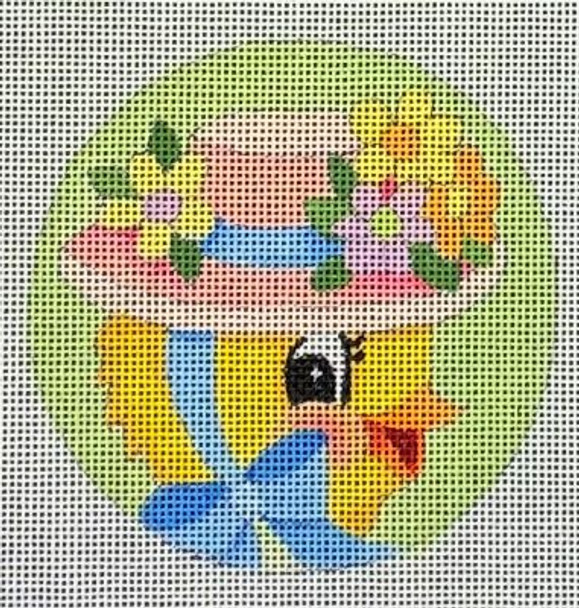 HO2525 EASTER BONNET #6  4 inch round, 18 Mesh Raymond Crawford Designs