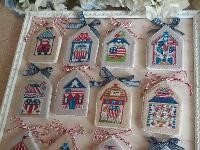 All Needles Come Home For 4thOf July 29w x 51h Each by Cuore E Batticuore 25-2069