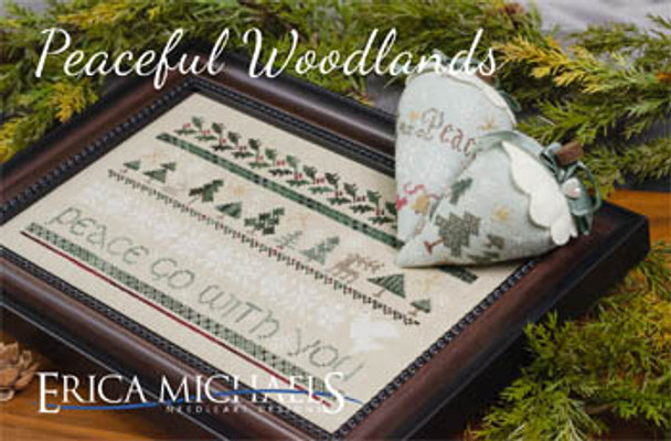Peaceful Woodlands 140w x 76h  by Erica Michaels 21-1072