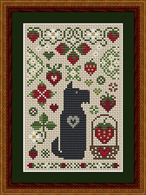 Scottie Strawberry Dog 53w x 81h by Happiness Is Heartmade 25-2338