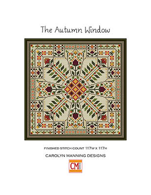 Autumn Window 117w x 117h by CM Designs 25-2067