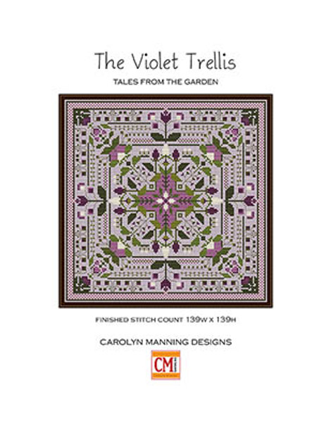 Violet Trellis 139w x 139h by CM Designs 25-2263