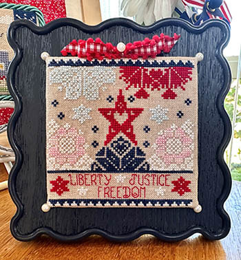 Quaker Freedom 70w x 69h by Luhu Stitches 25-2177