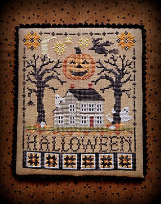 Halloween Saltbox 89w x 105h by Waxing Moon Designs 25-2499