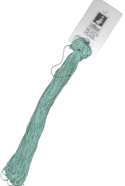 SP5 016 Sea Foam Greens  Silken Pearl Thread Gatherer