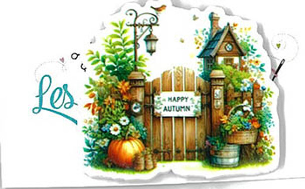 Happy Autumn Magnet by Les Petites Croix De Lucie 25-2456