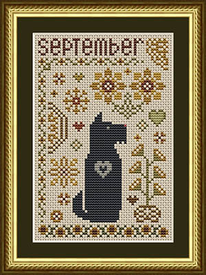 Scottie September Dog 53w x 81h by Happiness Is Heartmade 25-2582