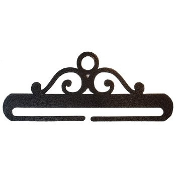 AM35902 Stoney French Curl Ackfeld Manufacturing Metal; Charcoal; Includes one piece.6"