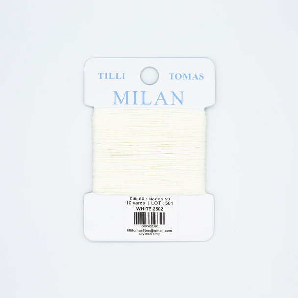 MC-2502 White Milan Card