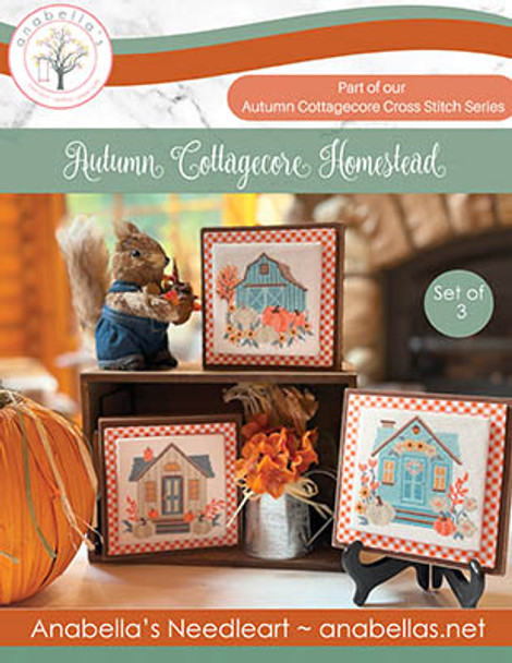 Autumn Cottagecore Homestead -Set Of 3 80w x 80h by Anabella's 25-2775