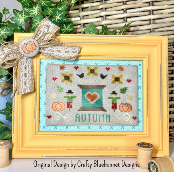 Autumn Love 89 x 59 Crafty Bluebonnet Designs
