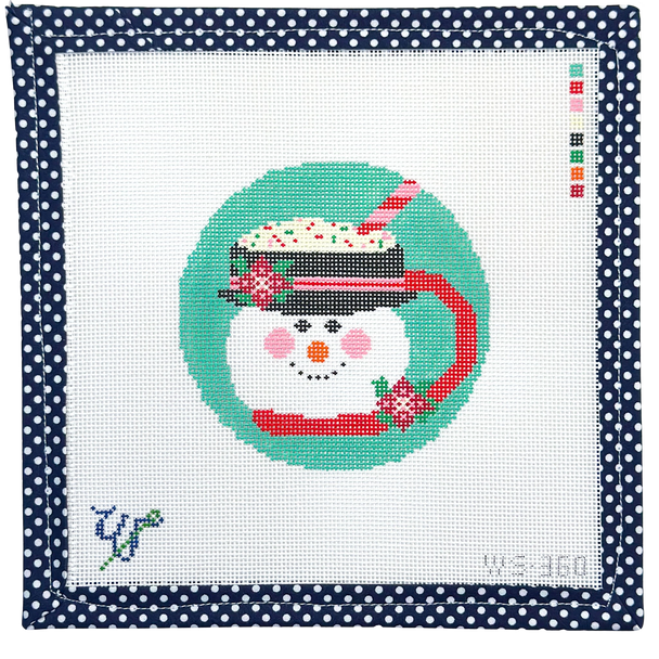WS-360 Frosty Mug 4" round 18 Mesh WIPSTITCH Needleworks!