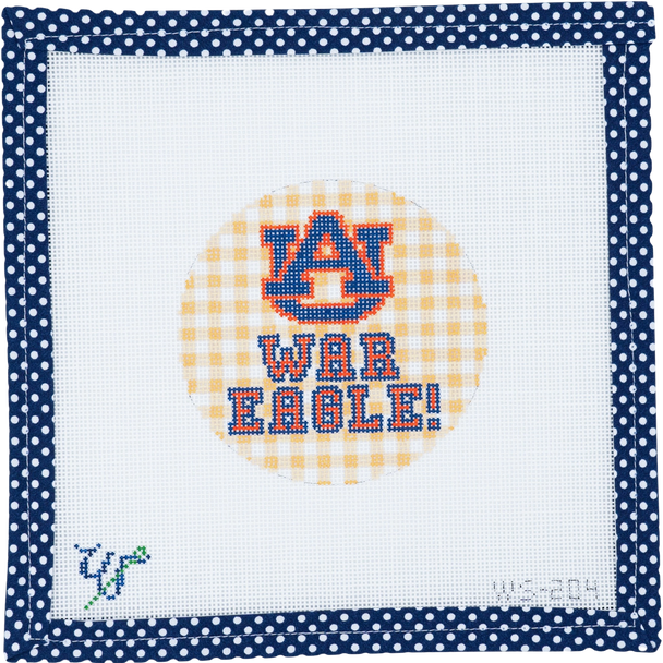 WS-204 Auburn Round 4"  Round 18 Mesh WIPSTITCH Needleworks!